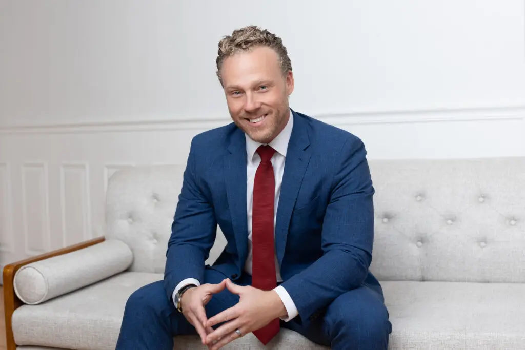 Shawn O'Connor sitting